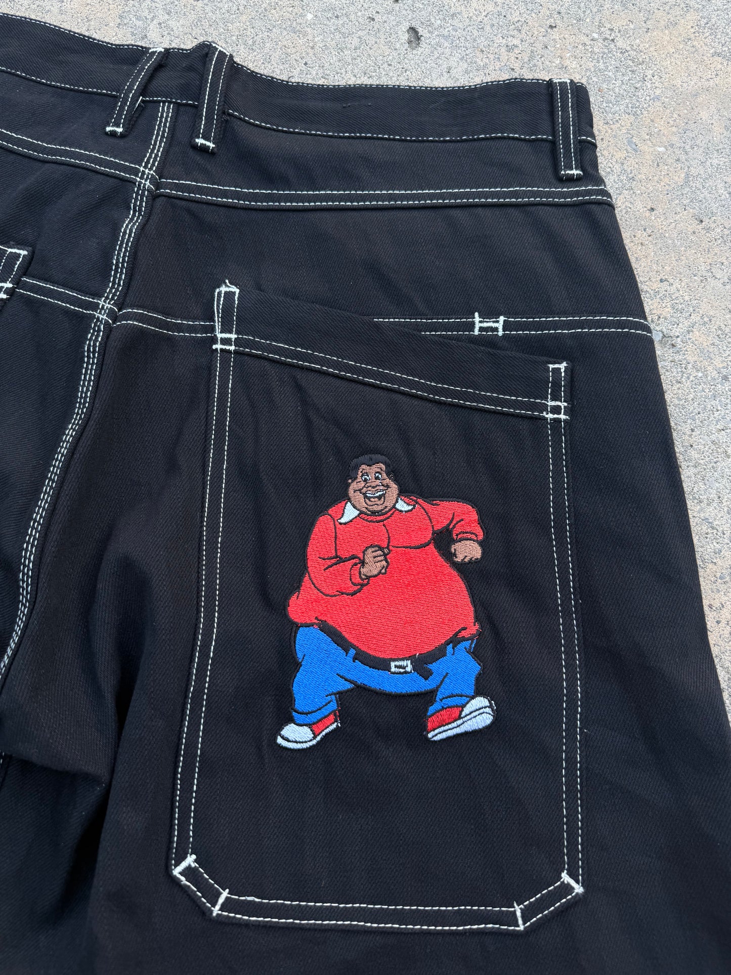 Fat Albert Denim Hip Hop Shorts