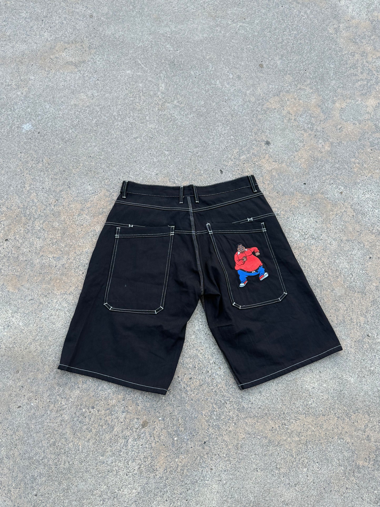 Fat Albert Denim Hip Hop Shorts