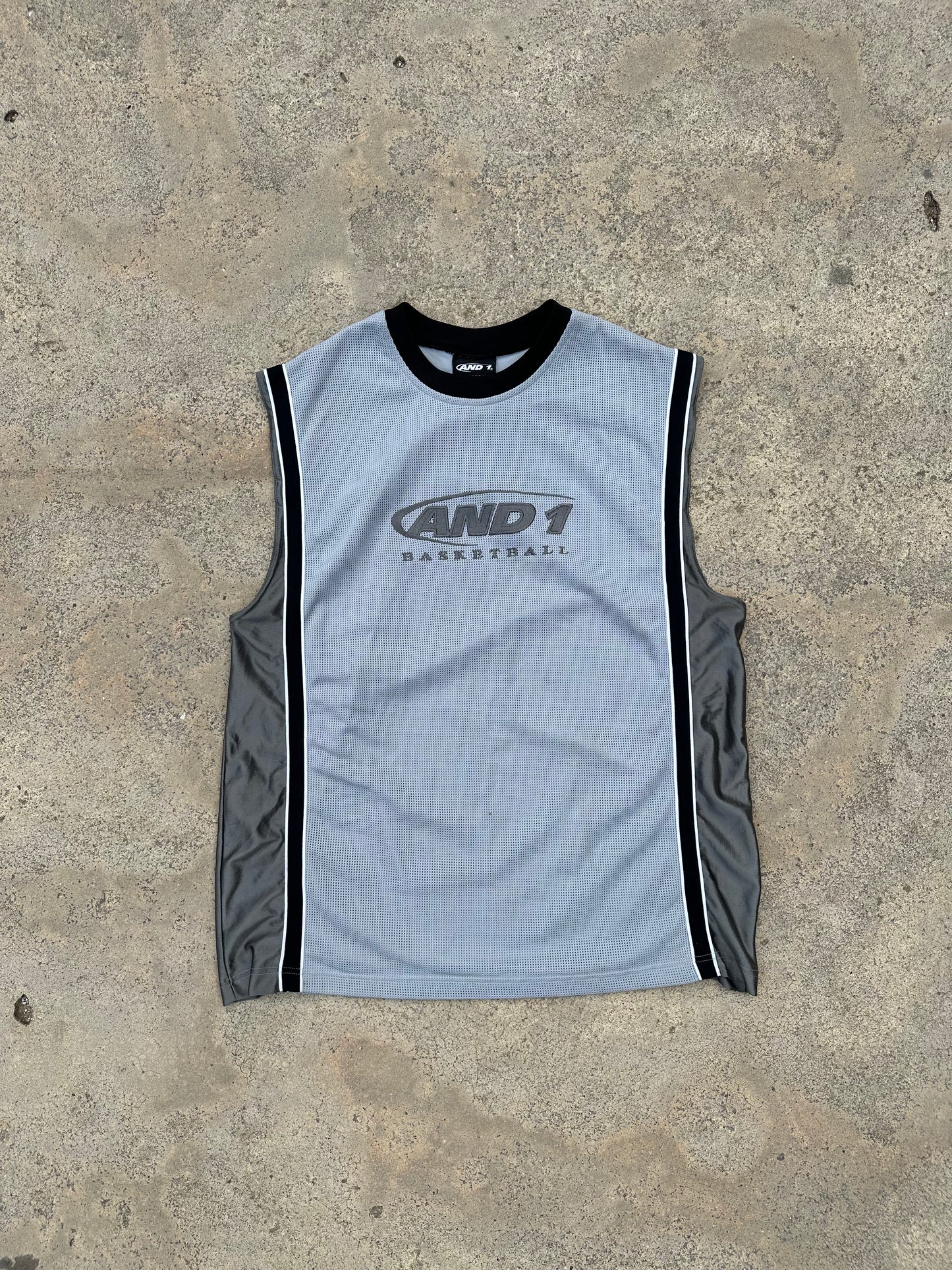 And1 Basketball Graphic Mesh Jersey Tanktop / XL