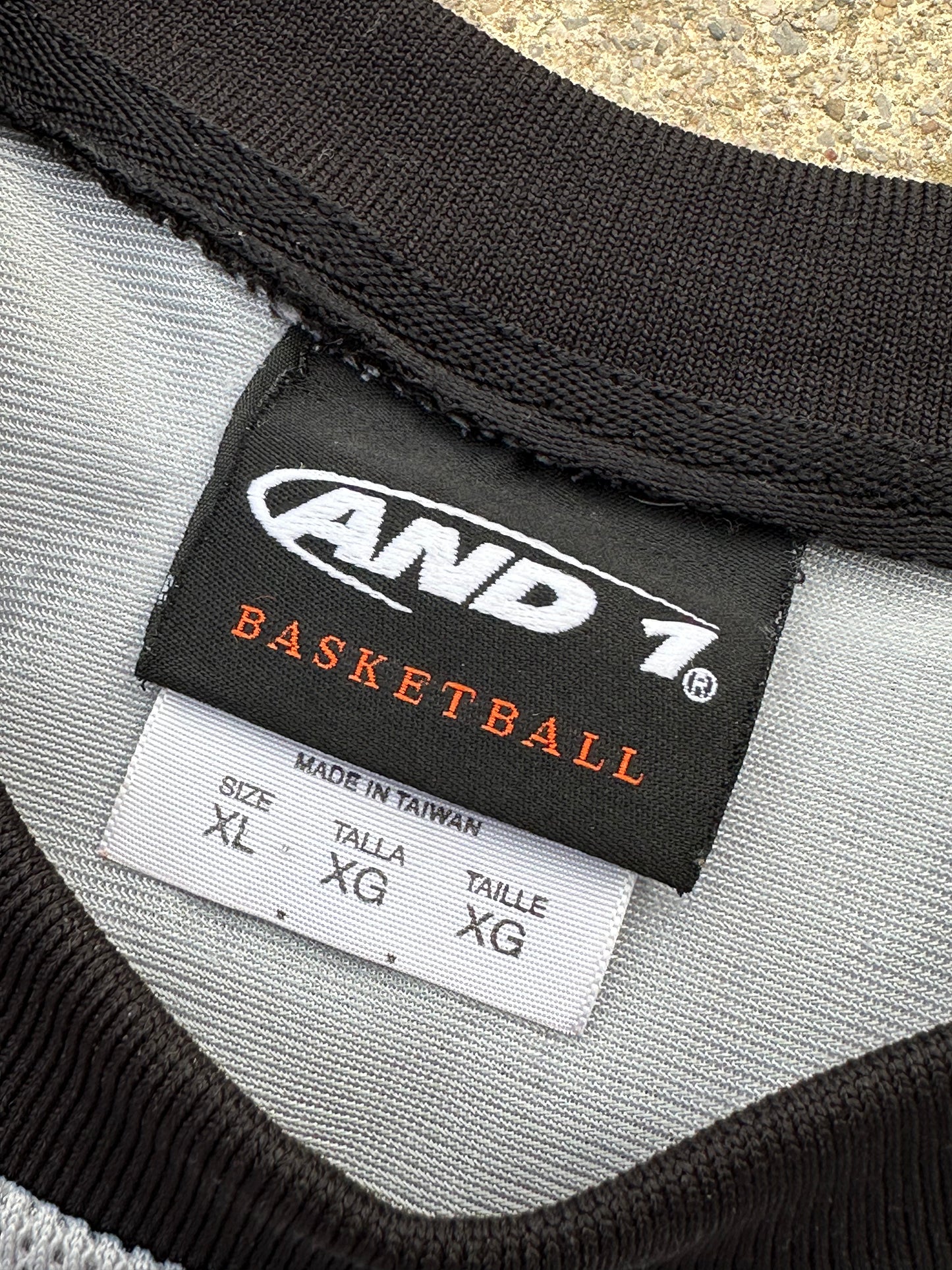 And1 Basketball Graphic Mesh Jersey Tanktop / XL