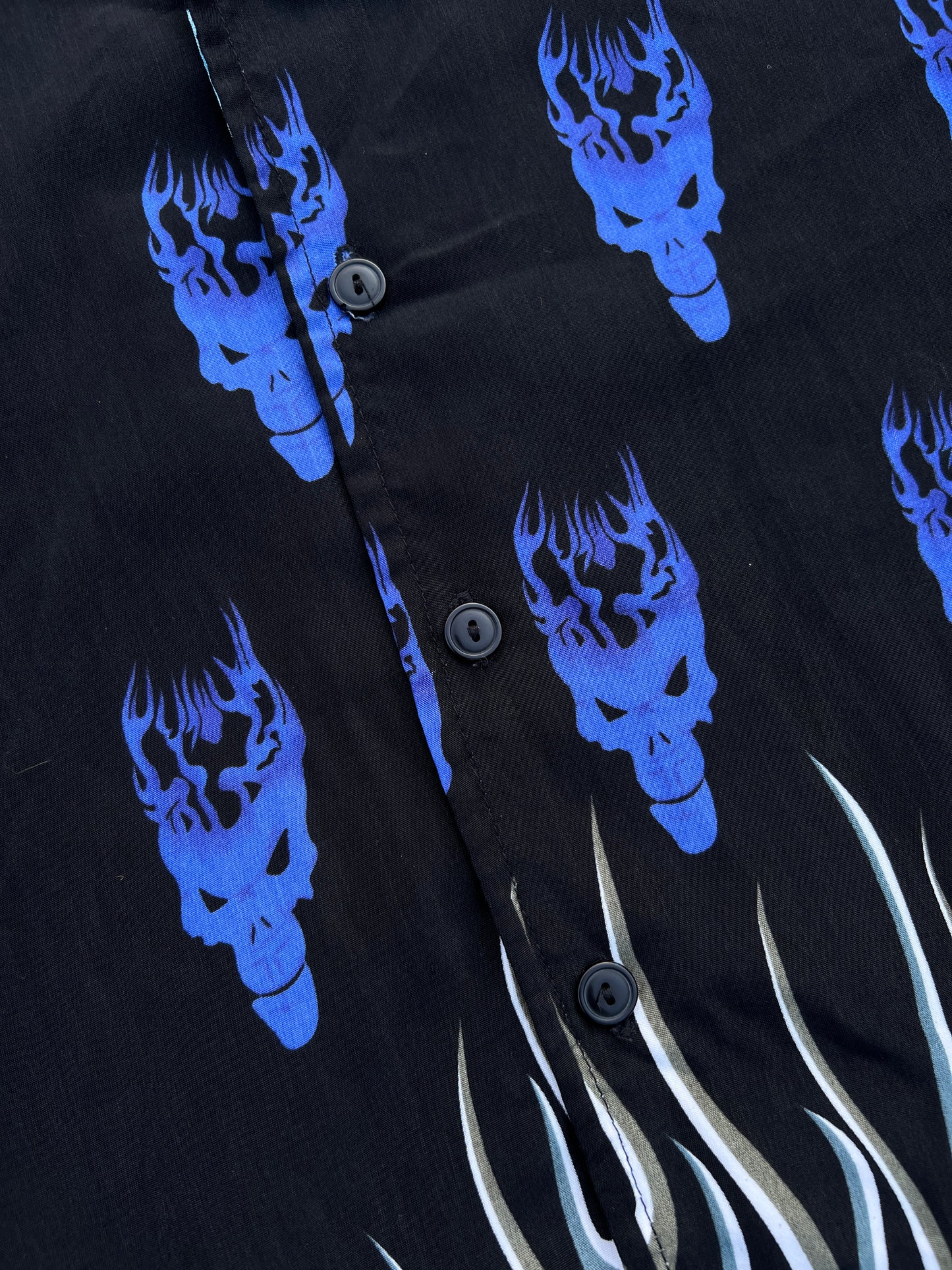 Ferugini Skulls & Fire Shirt