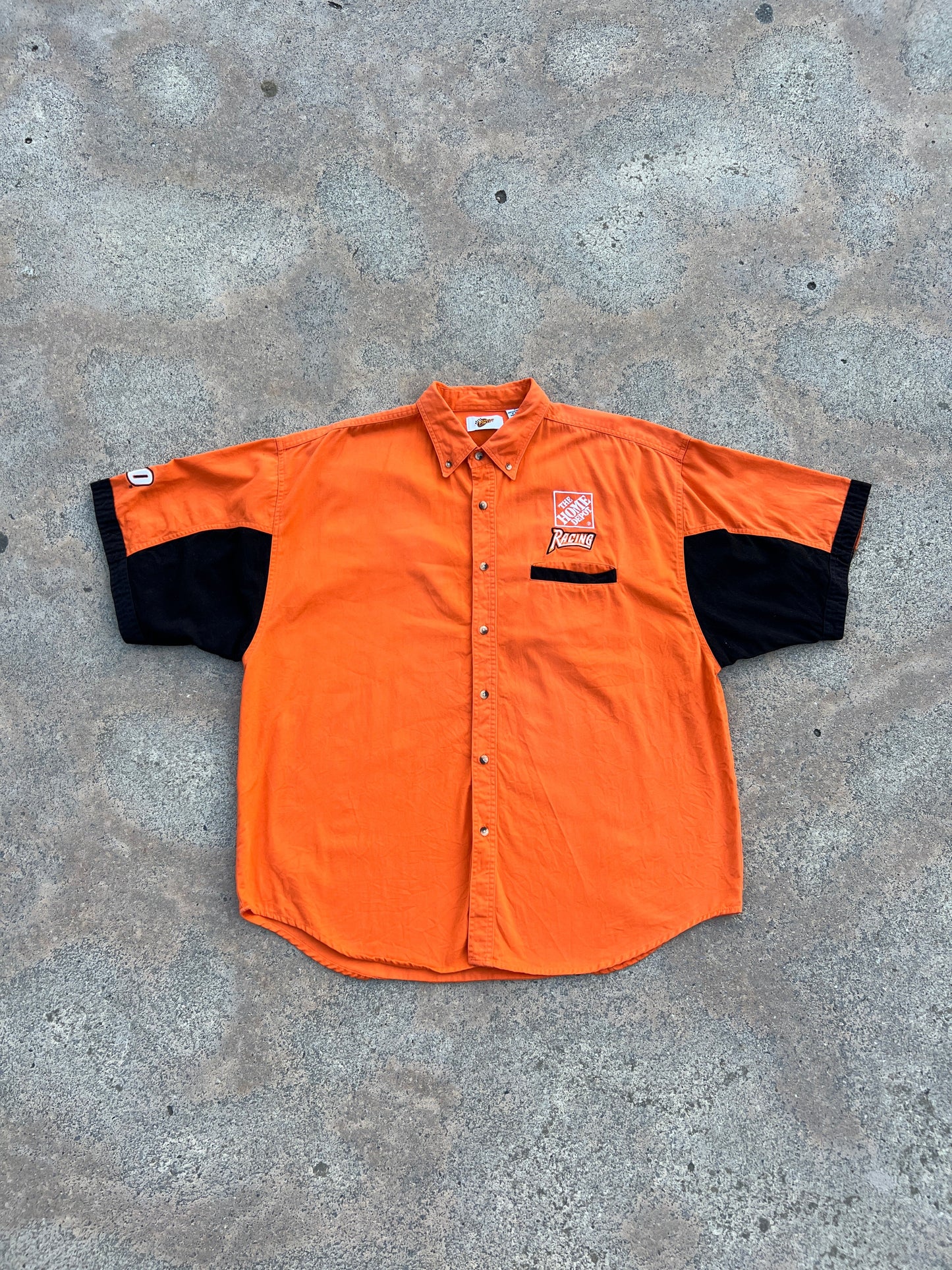 Camisa Vintage WINNER'S CIRCLE® The Home Depot Racing NASCAR Naranja - Talla XXL 🏁