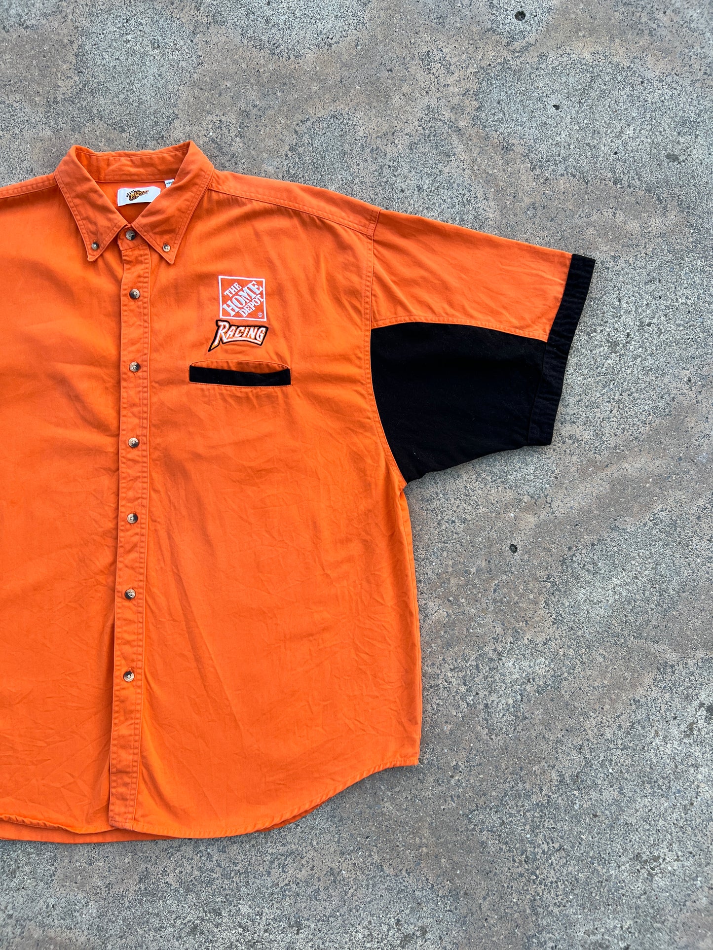 Camisa Vintage WINNER'S CIRCLE® The Home Depot Racing NASCAR Naranja - Talla XXL 🏁