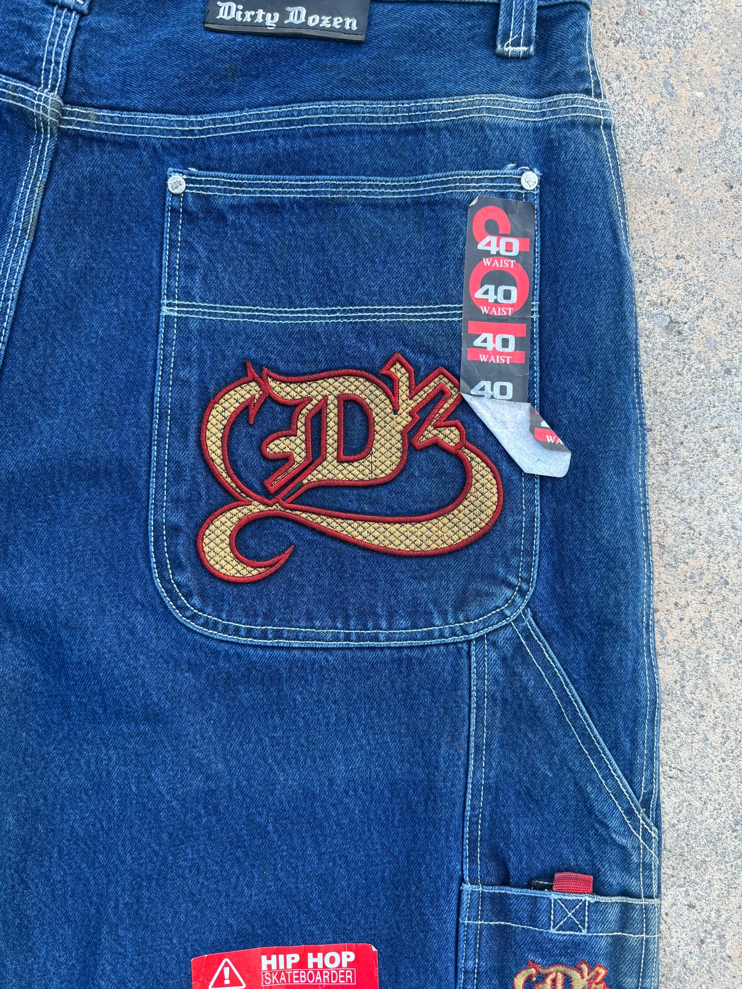 Dirty Dozen Denim Hip Hop Shorts